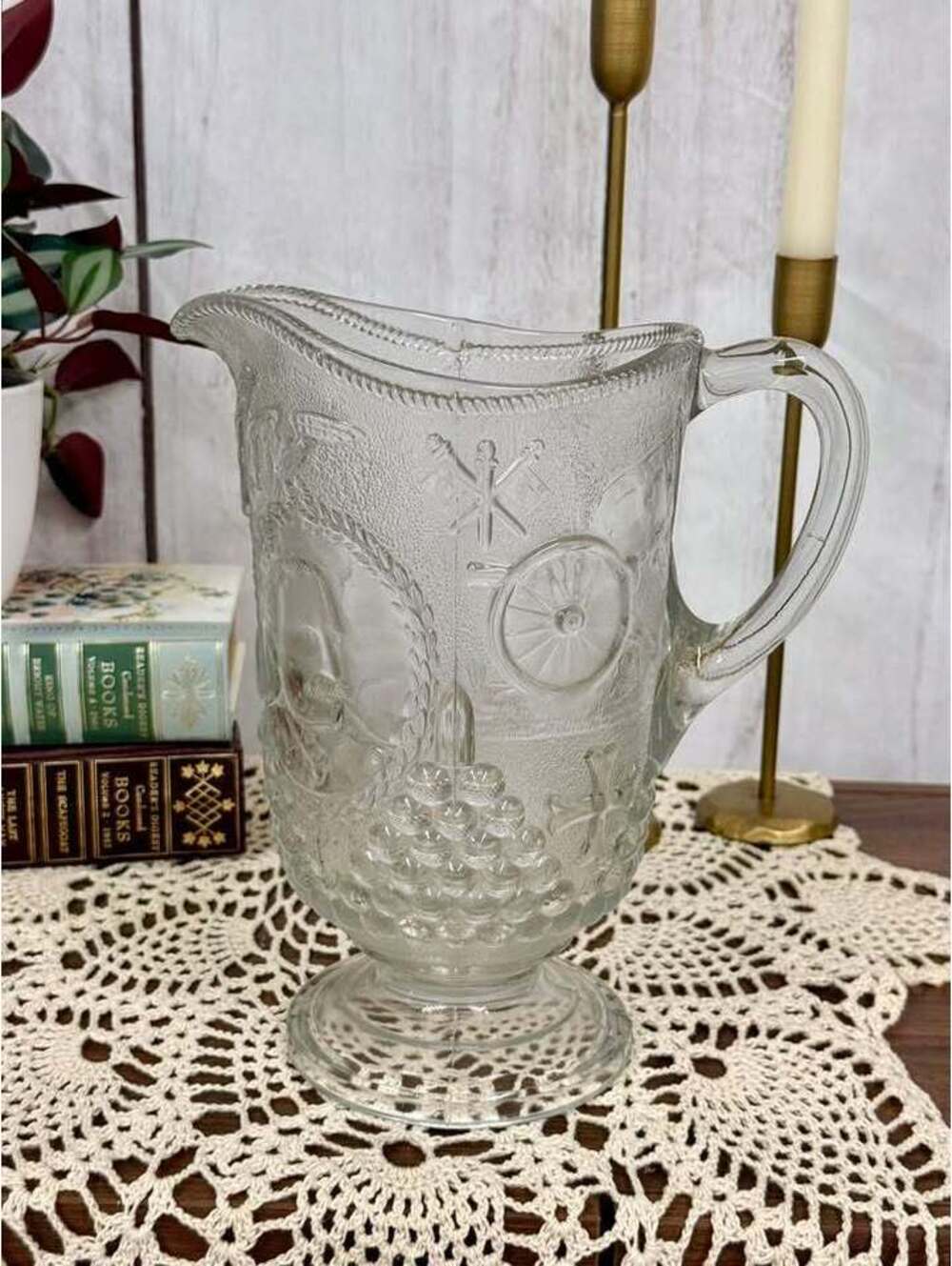 EAPG Admiral Dewey Pitcher Beatty Brady Spanish American War 1898 UV GLOW